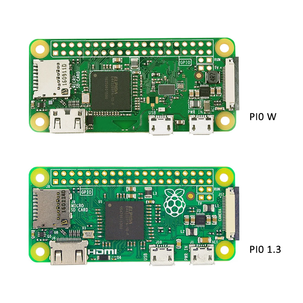 Оригинальный набор Raspberry Pi Zero V/Raspberry W + акриловый чехол алюминиевый радиатор для