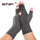 Компрессионные перчатки Getinfit, 1 пара, для остеоартрита, рельефная поддержка запястья, для мужчин и женщин, Спортивная искусственная кожа