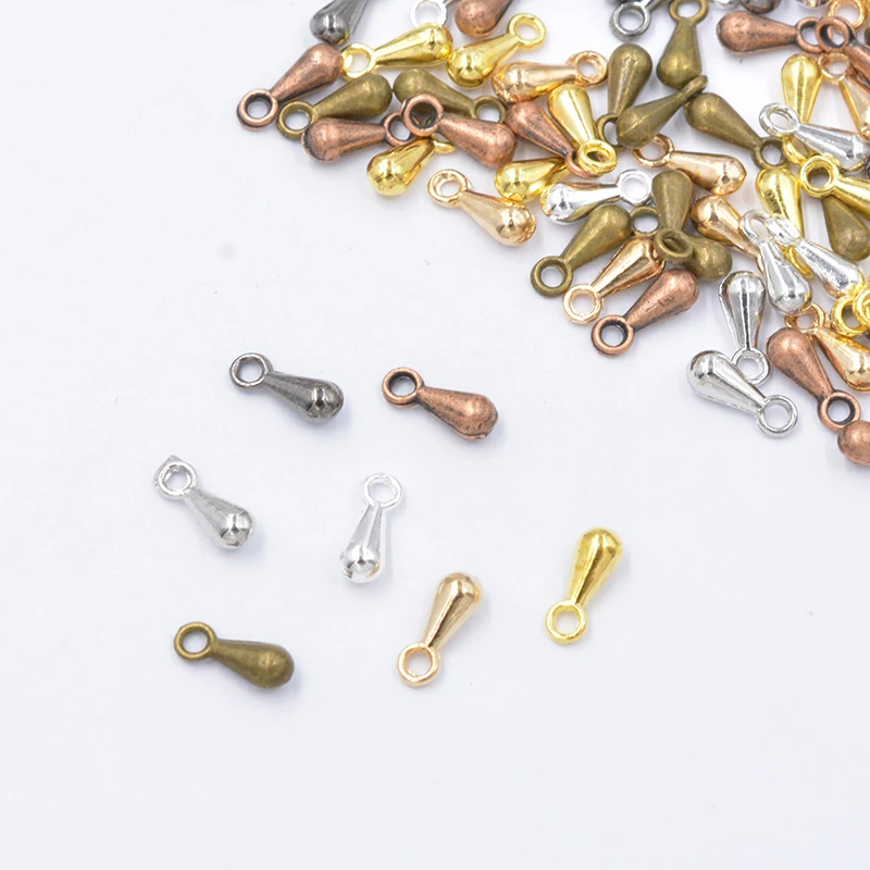 Бусины-удлинители для бижутерии разноцветные металлические 200 шт. | Украшения и