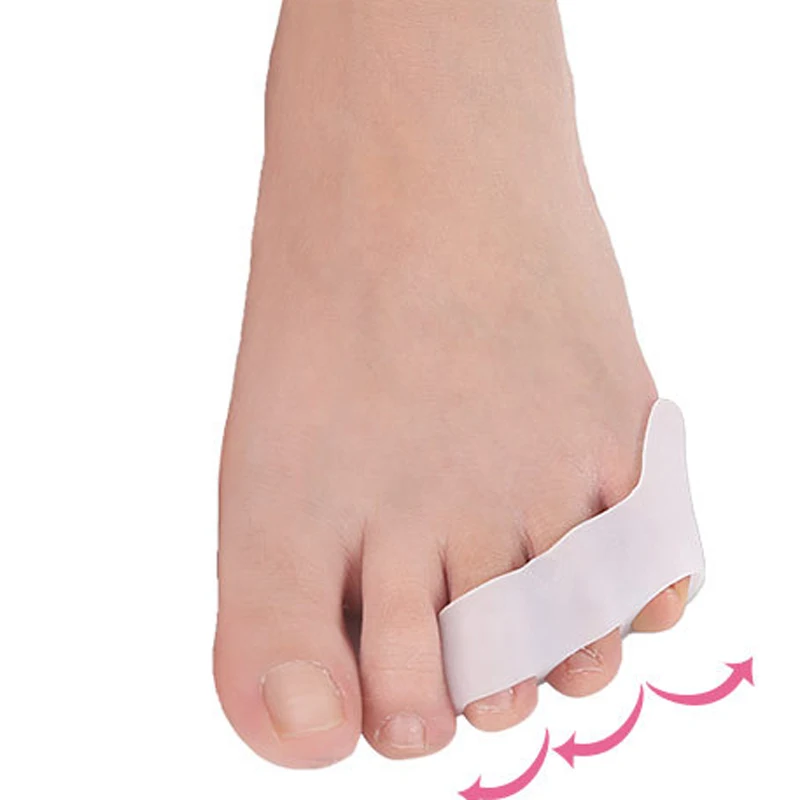 

3 Hole Toe Separator Orthotics Foot Care Tool Bunion Corrector Feet Splint Straightener Hallux Valgus Corrector Adjuster 1-4Pair