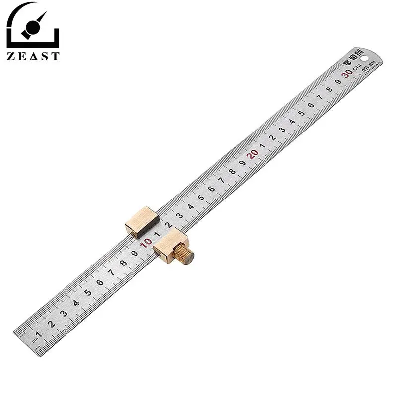 300 мм деревообрабатывающий метрических и дюйма линия писец линейка