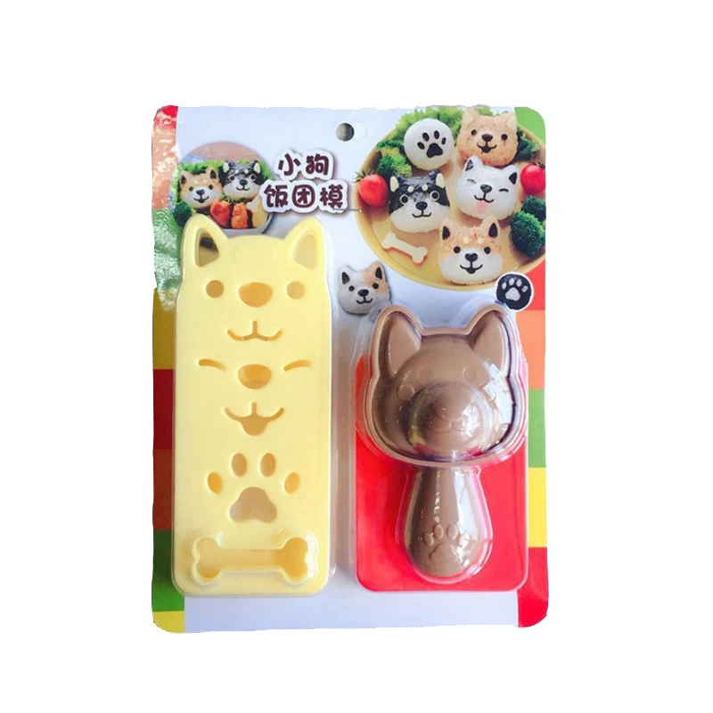 Щенок рисовый шар форма в виде животных суши дети Бенто собака Ланч мультфильм