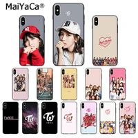 maiyaca twice mina momo kpop tpu soft silicone phone case for apple iphone 8 7 6 6s plus x xs max 5 5s se xr 11 11pro max cover