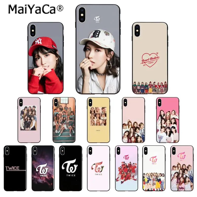 MaiYaCa двойная Мина Момо Kpop TPU Мягкий силиконовый чехол для телефона Apple iPhone 8 7 6 6S Plus X