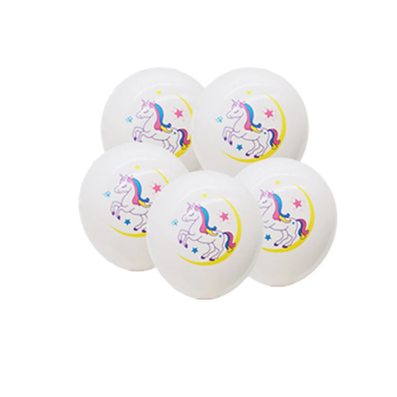 Единорог с днем рождения баннер номер шары украшения товары для вечеринки