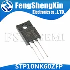 10 шт.лот STP10NK60ZFP P10NK60ZFP STP10NK60 600 в 10 А TO-220F Zener-Protected SuperMESH MOSFET