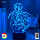 Аниме 3d светодиодный ночной Светильник анимэ Akame Ga Kill рисунок светильник для детей подарки на день рождения анимэ Akame Ga Kill Украшения в спальню прикроватный светильник