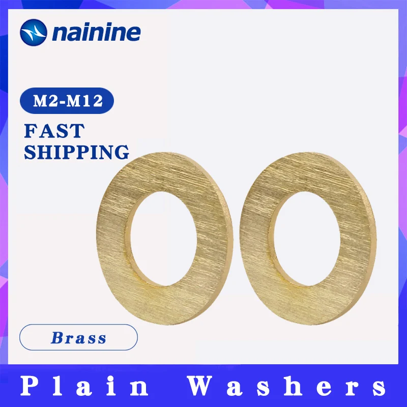[M2 M20] медная мезоновая накладка из листового металла латунная плоская шайба DIN125