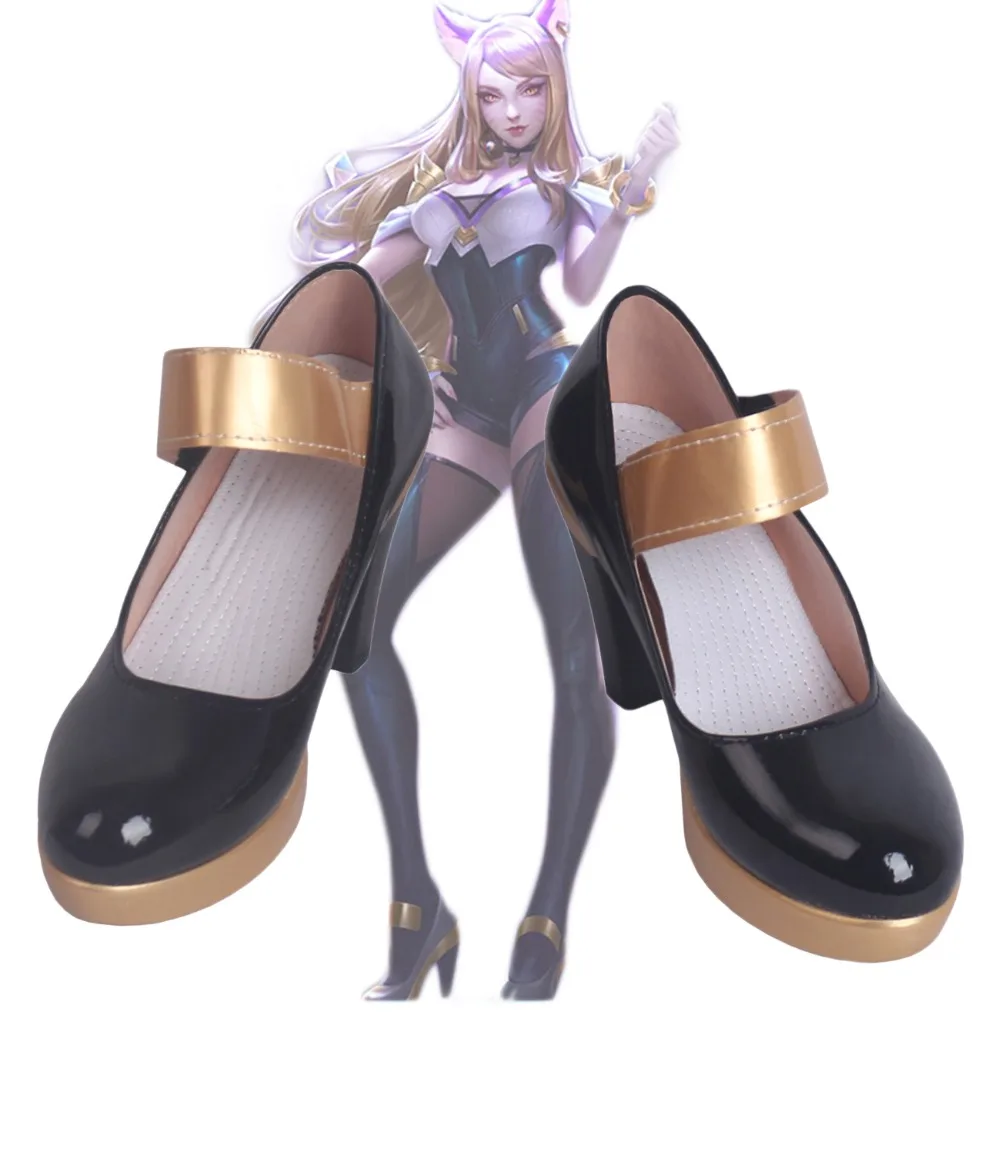 

Game LOL KDA Ahri Cosplay Shoes Boots Custom Made Any Size