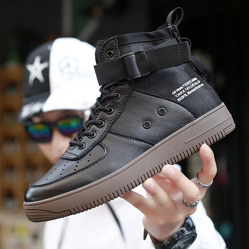 2019 зимние плюшевые ботинки теплые мужские повседневные кроссовки модные уличные