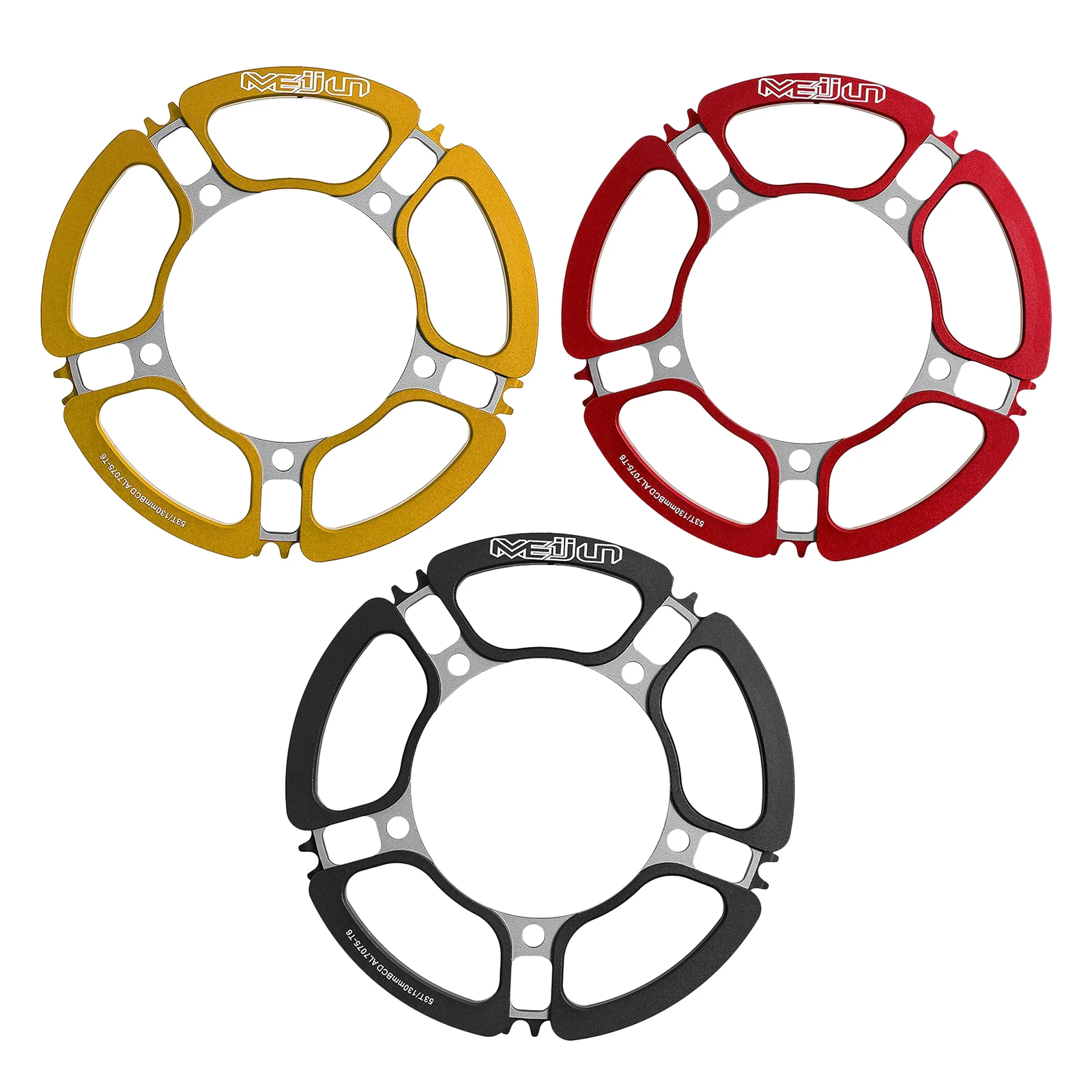 

Biking Chainring Round Narrow Wide Single Chain BCD 130mm 53T