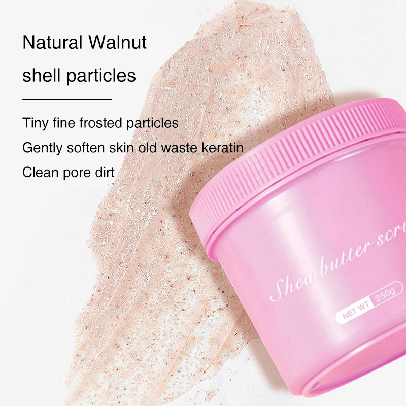 PF79 250 г скраб с маслом Ши отшелушивающие скрабы для тела лечение омертвевшей кожи