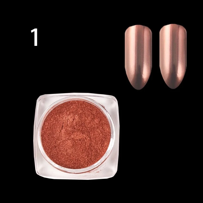 2g Блестящий Порошок для ногтей пигмент единорога хром порошок с зеркальным