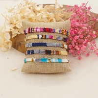 2021 new bracelets autumn winter bohemian ethnic bracelet hand woven cotton jewelry for women wholesale pulseras armband