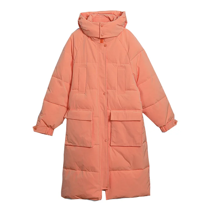 

Hstar Boutique of loose with Thick Cotton-Padded Clothes New Coat Autumn and Winter Long Down Women Cotton-Padded Jacket Coat