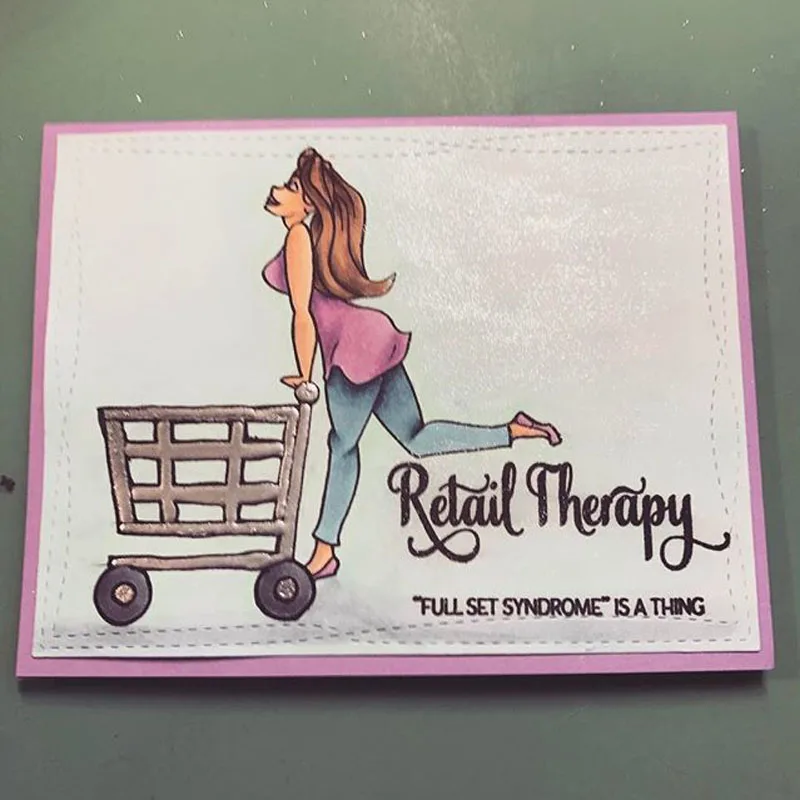 Запустите автомобиль! Прозрачный силиконовый штамп для девочек + фразы детей