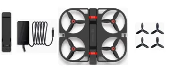 1BAT-NoControl Радиоуправляемый Дрон 1080P камера Квадрокоптер складной Wi-Fi FPV AI жесты оптическое позиционирование потока селфи Дрон iDol приложение управление самолетом - Цвет: 1BAT-NoControl