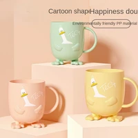 baby thickened duck toothbrush cup cartoon mouthwash cup children drinking water drop proof cup easy to clean cute cup