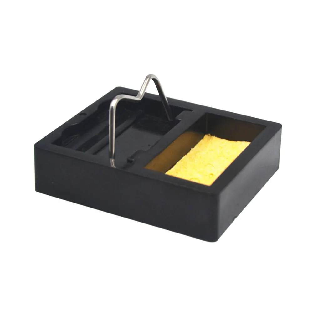 Подставка для электрического паяльника металлическая опорная станция с губка