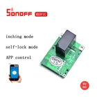 Релейный Модуль Itead SONOFF RE5V1C с Wi-Fi, переключатель 5 В постоянного тока, E-Welink, дистанционное реле питания, переключатель, режим подключениясамоблокировки для умного дома