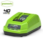 Зарядное устройство Greenworks для литиевых батарей GMAX, G40B4, G40B6, 40 в, без саморазряда, бесплатная доставка