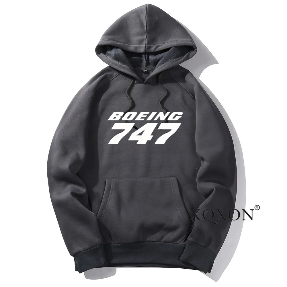 

XQXON- High-quality Autumn Winter Boeing 747 Print Eu/Us Size Men Hoodie Sweatshirt Man Hooded Sweatshirt Harajuku 2021 New H707
