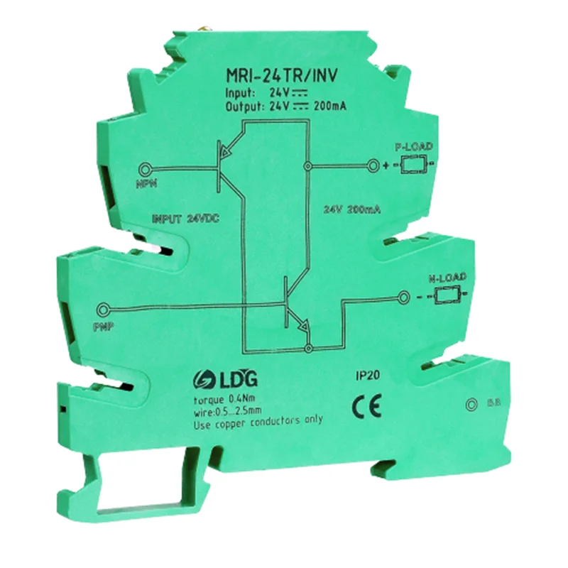 Mri-24tr / inv NPN в PNP преобразователь сигнала PLC датчик полярности модуль