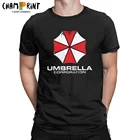 Винтажная Футболка Umbrella Corporation для мужчин, женская футболка с круглым вырезом и коротким рукавом, Подарочные Топы