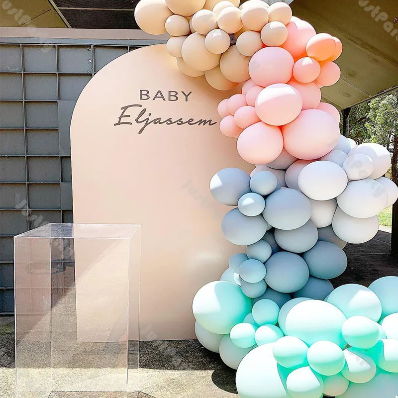 

100pcs Balloons Garland Arch Kit Wedding Decoration Baby Shower Decor Birthday Party Supplies Macaron Tiffany Baby Pink Golobs