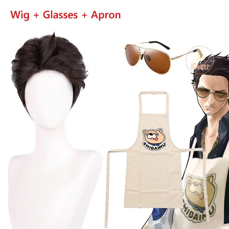 Карнавальный костюм в стиле аниме Путь домохозяин Tatsu Косплэй парик Gokushufudo