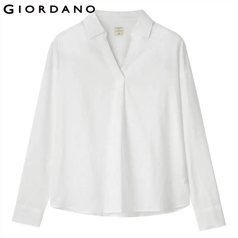 Рисунок 2 - Рубашка Giordano женская с отложным воротником