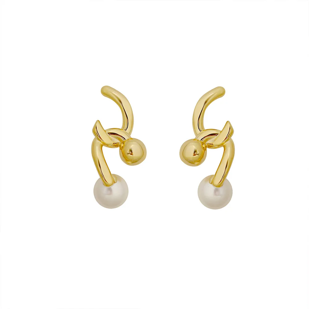 

Romantic Cute Irregular Stud Earring for Women Stylish Korean Fashion Jewelry Wholesale Christmas Earrings Piercing