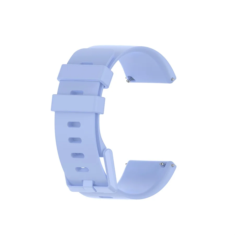 Light blue Смарт-часы ремешок для Fitbit Versa2 23 мм силиконовый ремешок для Fitbit Versa/Versa lite/Versa 2 браслет спортивные аксессуары - Цвет: Light blue