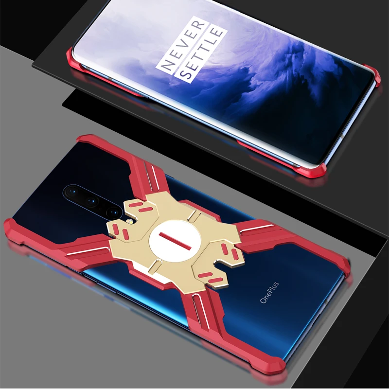 Герой Marvel элементы Алюминиевый металлический бампер чехол для OnePlus 7/Pro тонкий жесткий противоударный защитный бампер для телефона чехол OnePlus 7 Pro