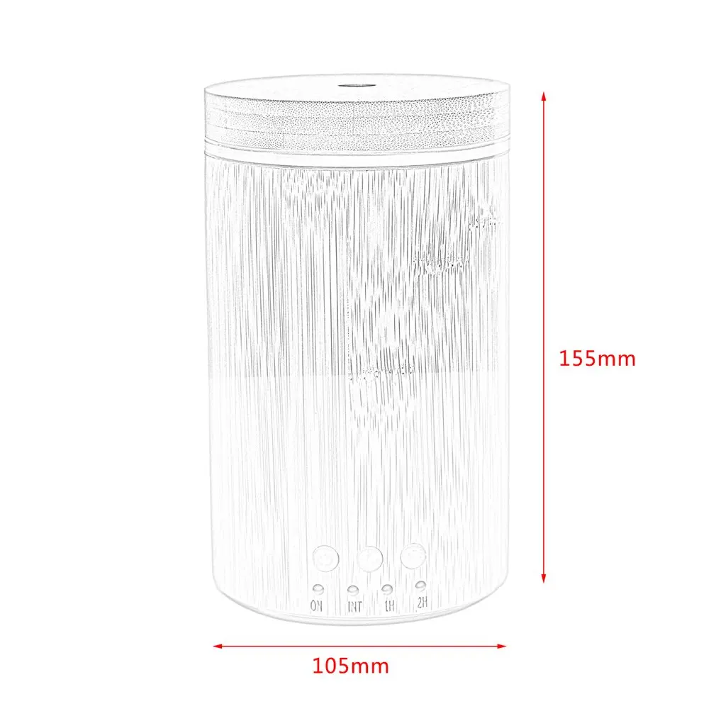 

150ml Ultrasonic Aromatherapy Columnar Shaped Lamp Humidifier
