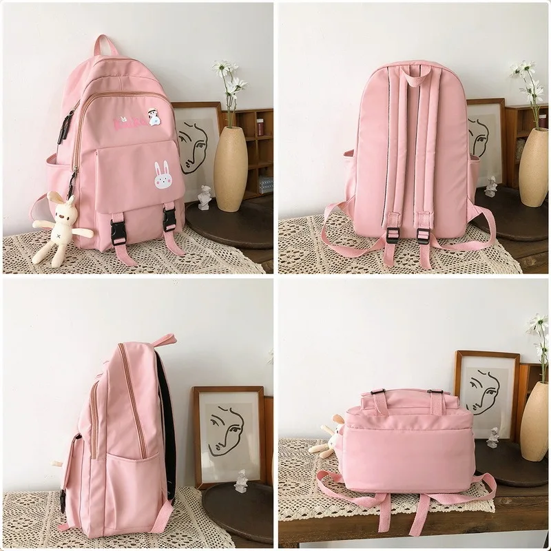 

2021 New Backpack Fashion Women School Backpack Personalized School Bag For Teenage Girls Lovely Multifunctional Travel Bag