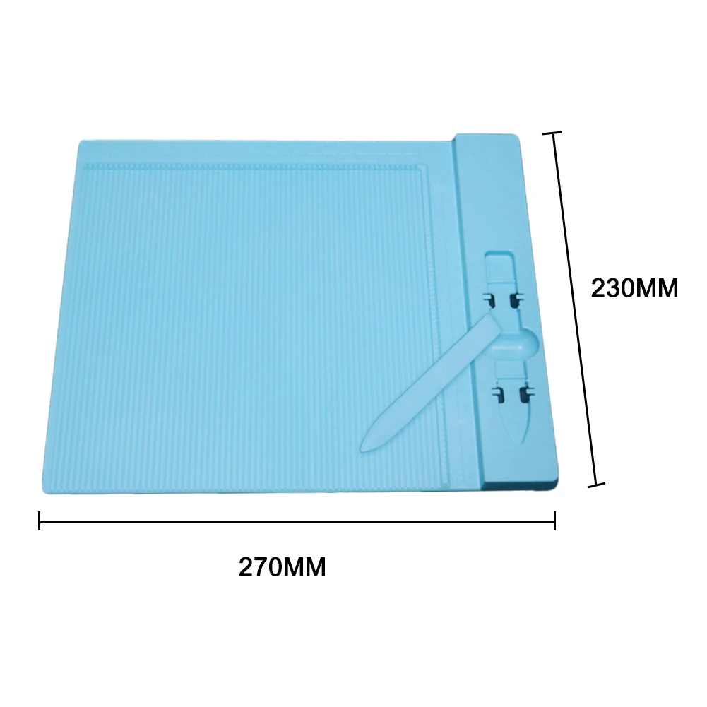 270x230mm Plastic Scoring Board Paper Card Cuting Craft DIY Tool with Measuring Grid can CSV | Дом и сад