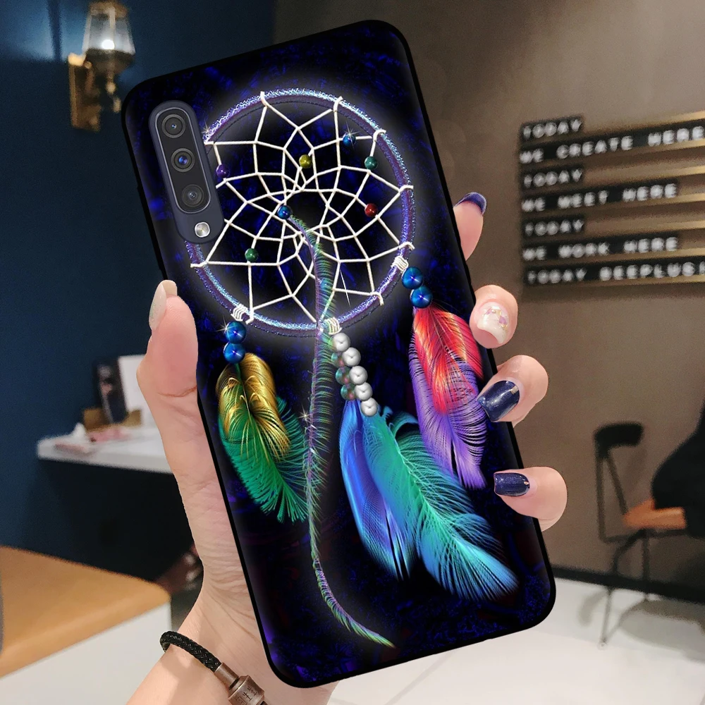 Чехол-накладка для Samsung A51 A71 A21S A10 A20 A30 A40 A50 A70 A6 A7 A8 A9 Plus 2018 с изображением мандалы в