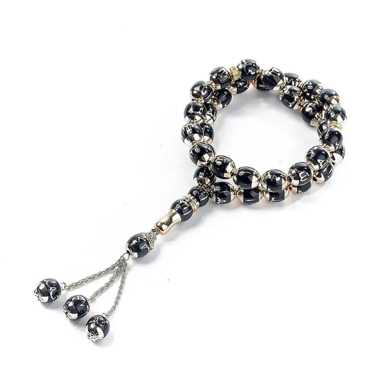 Мусульманские молитвенные четки круглые Аллаха исламские тасбех тексты товары