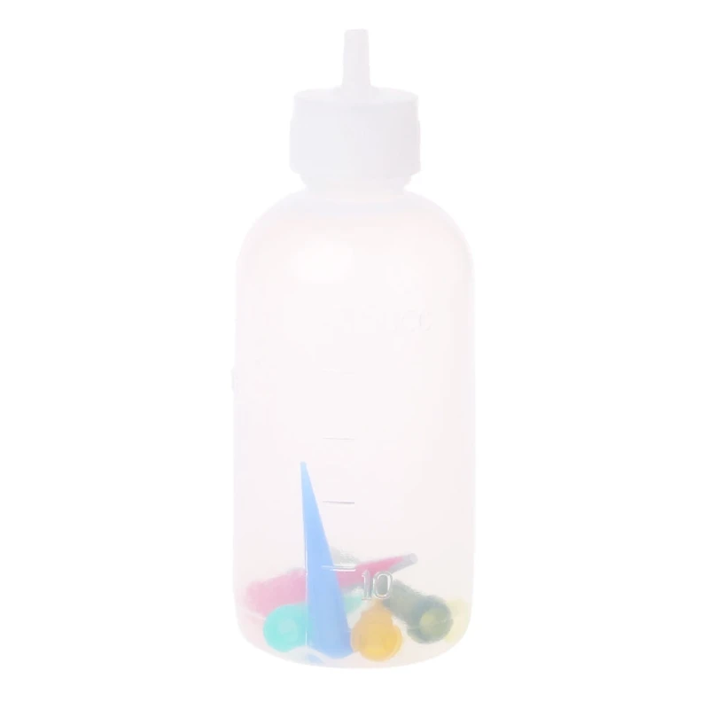 

5PCS Jam Painting Squeeze Bottles With 35 Nozzles Cake Decor 50ML Baking Pastry