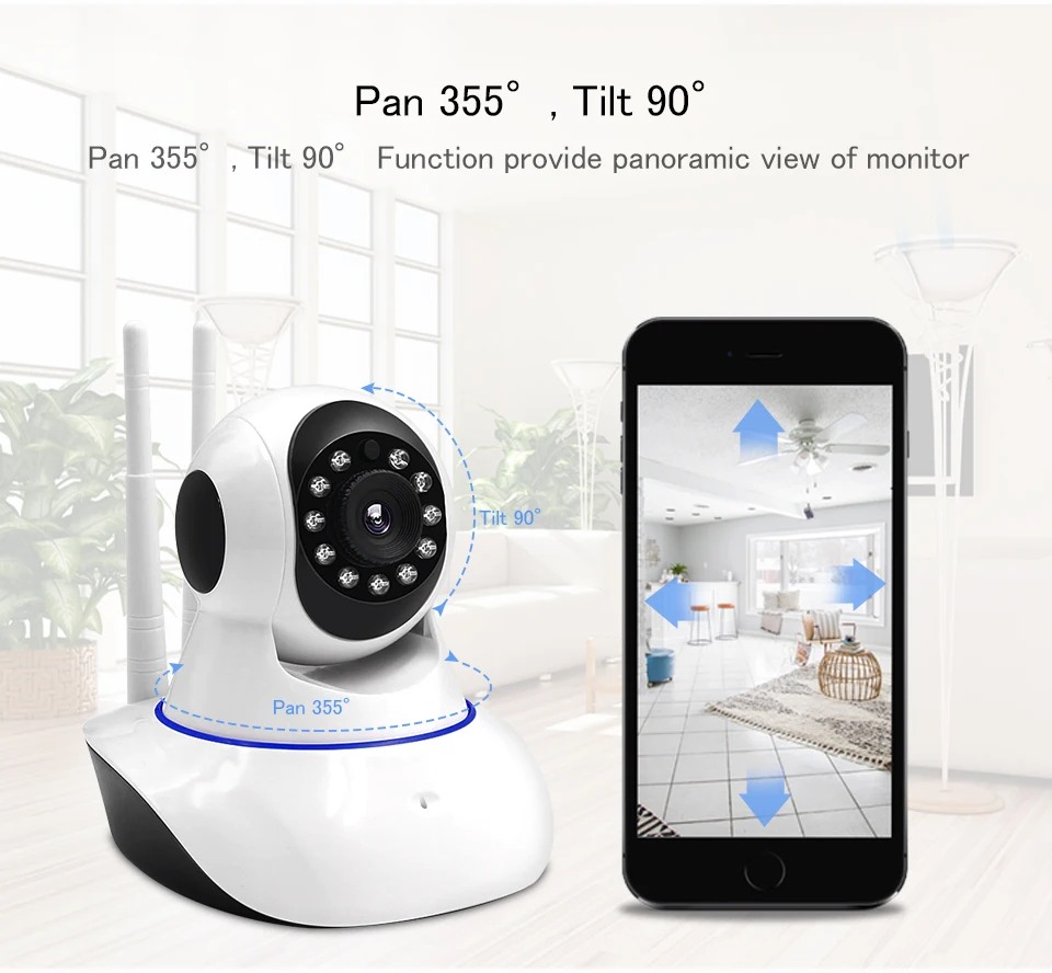 Беспроводная ip-камера, wiFi, камера видеонаблюдения, WiFi, домашняя камера видеонаблюдения, 1080 P, детский монитор, двухстороннее аудио, ночное видение