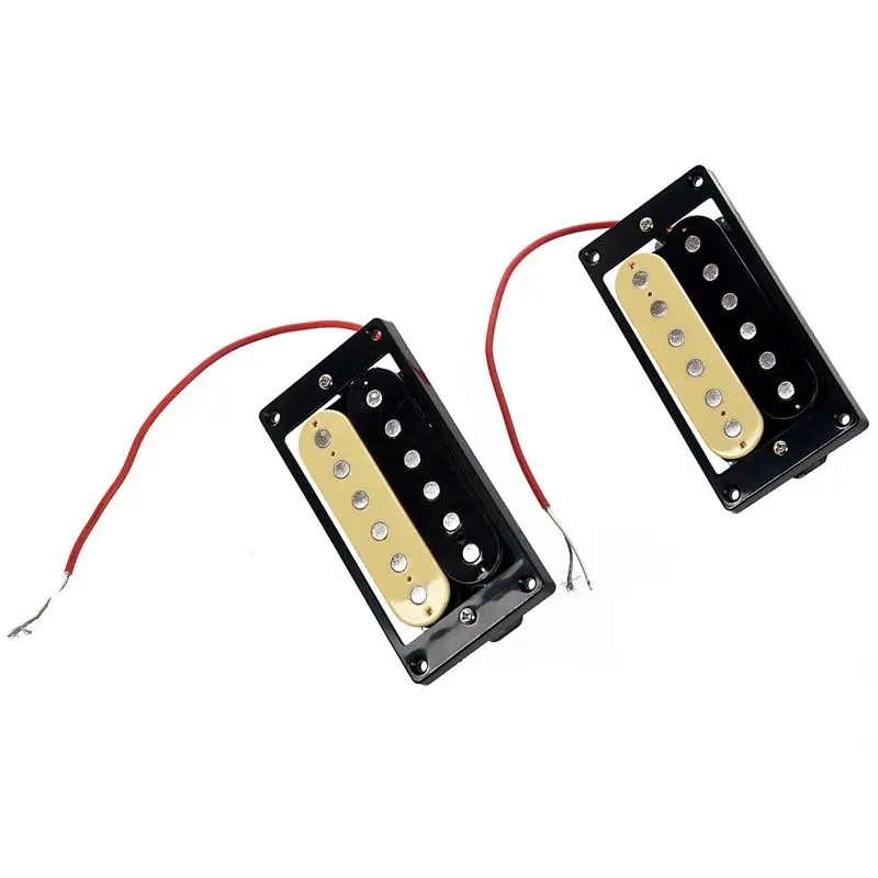 1 Набор из 2 электрогитар с изображением зебры Humbucker двойной катушкой|Детали и