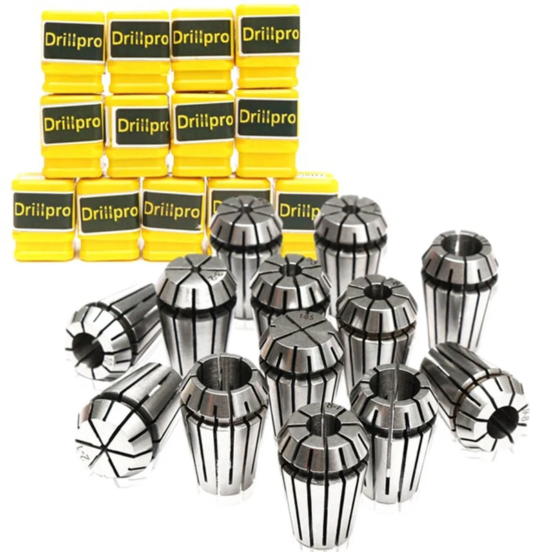 

13pcs 1-1m ER20 Spring Collet Set CNC Workholding Engraving&Milling Lathe
