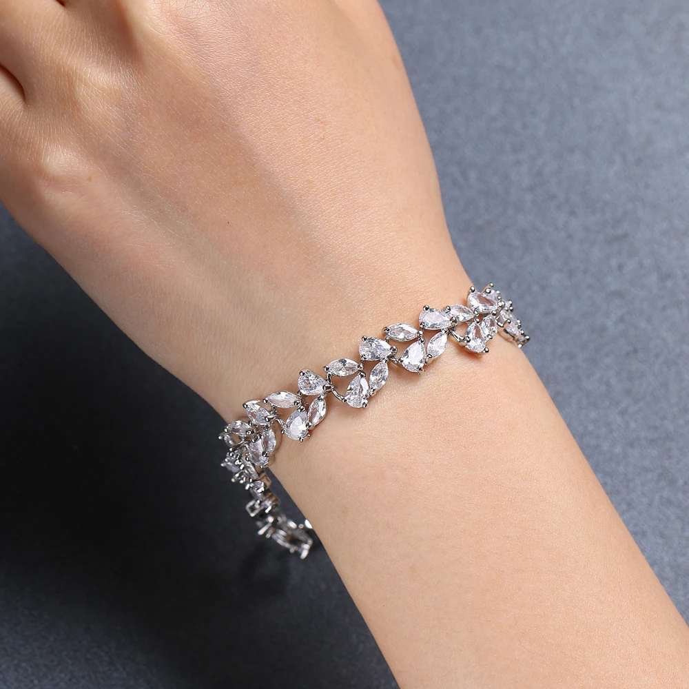 EMMAYA 2020 модные ювелирные изделия Три цвета высокое качество браслет с кубическим