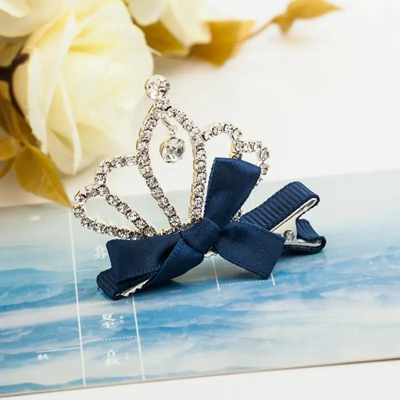 1 шт. стильные Стразы для маленьких девочек шпильки волос блестящая заколка