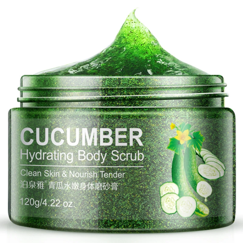 

Cucumber Fruit Scrub Moisturizing Body Scrub Cleansing Moisturizing Mud Exfoliating Gel Nourish Care and Absorb Essence