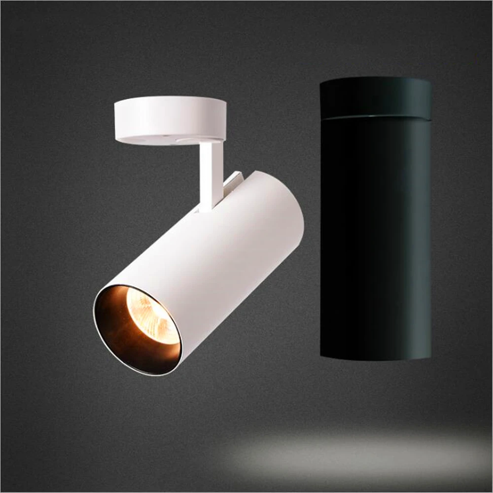 

Spot lamp surface mounted Nordic Style 7w 360Degree rotating ceiling mounted home store ceiling lamp