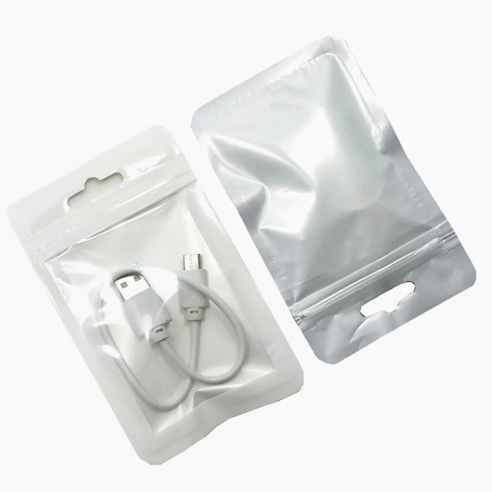 Прозрачный пластиковый пакет с застежкой молнией и отверстием для подвешивания 2