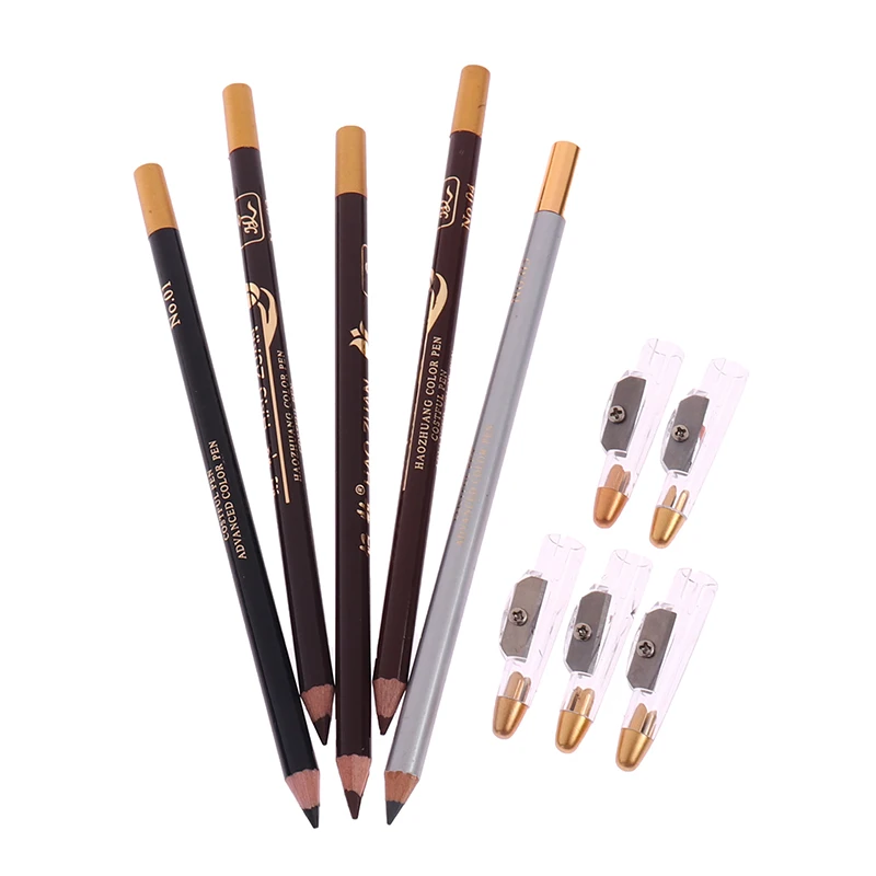 

New 1 Pcs Waterproof Long-lasting Excellence Eyebrow Eyeliner Pencil Eye Makeup Beauty Tools Brown/Black With Sharpener Lid