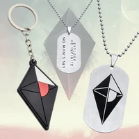 no mans sky chains and necklaces hot steam game keychain necklace stainless steel jewelry silicone jewelry %d0%b1%d1%80%d0%b5%d0%bb%d0%be%d0%ba %d0%b4%d0%bb%d1%8f %d0%ba%d0%bb%d1%8e%d1%87%d0%b5%d0%b9